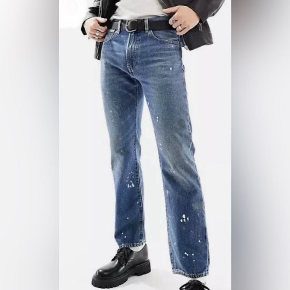 Levi's 1961 551Z 
Paint splatter Denim Jeans